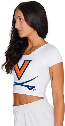 Vista 18 de Lojobands Camiseta corta ajustada para mujer, hecha en Estados Unidos, talla única