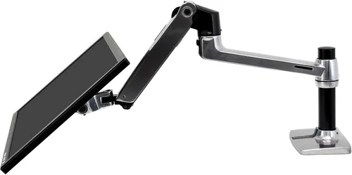 Vista 7 de Ergotron – Brazo para monitor LX, soporte de escritorio para un solo monitor – se adapta a monitores de computadora planos, curvos y ultraanchos