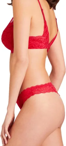 Vista 5 de Aubade Lingerie Tanga Rosessence para mujer, Rojo (gala red)