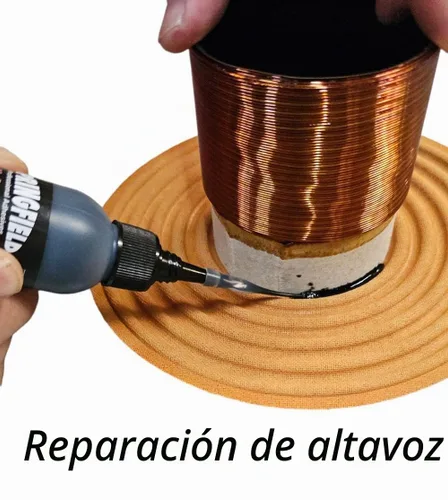 Vista 3 de Pegamento CA de goma negra endurecida - 2oz de súper pegamento de cianoacrilato prémium - Adhesivo de viscosidad medio-gruesa de 500 CPS - Pegamento