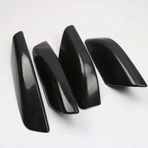 Vista 8 de HIGH FLYING Cubiertas protectoras negras para patas de rieles de techo para Toyota 4Runner N210 2003-2009 Negro