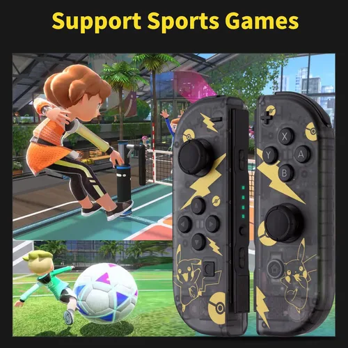 Vista 6 de Joycons Controllers Replacement for Nintendo Switch, LR Switch Controllers for Nintendo SwitchLiteOLED with Dual VibrationWake-upScreenshot