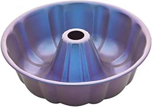 Vista 9 de Chicago Metallic Aurora - Sartén antiadherente, 12 tazas de magdalenas, iridiscente