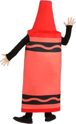 Vista 6 de Disfraz de crayón rojo Crayola para niños