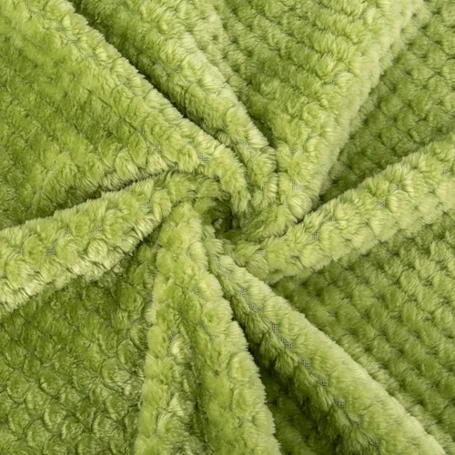 Vista 2 de Manta difusa o manta mullida para bebé, suave y cálida y acogedora manta de lana de coral para niños pequeños, bebés o recién nacidos, para cuna