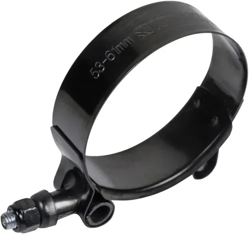 Vista 11 de Kyostar - Abrazadera de manguera con perno en T de acero inoxidable ajustable de 1.75" (44mm - 53mm) en negro (electroforesis)