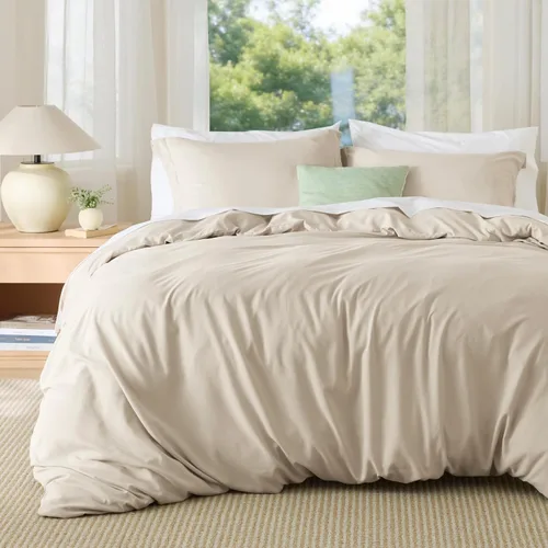 Vista 29 de Bedsure - Juego de funda de edredón tamaño individual/individual XL - Juego de ropa de cama suave de microfibra cepillada doble para niños