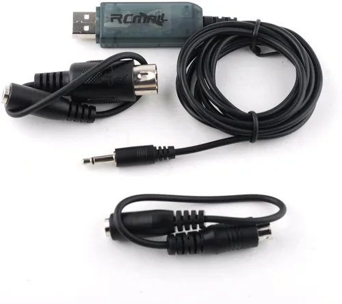 Vista 6 de Cable Adaptador USB RCmall, simulador de vuelo con 2.4 G para FMS Flysky SM100