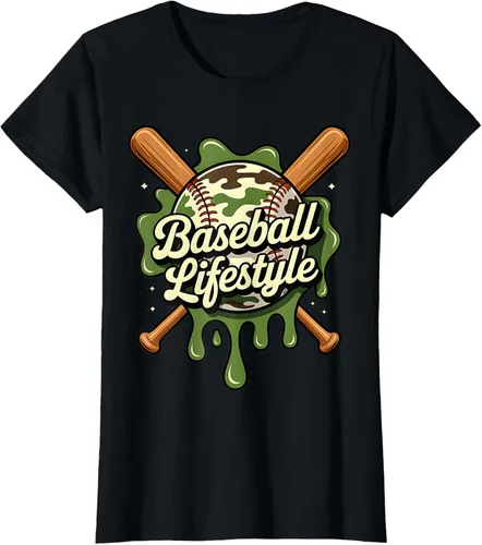 Vista 35 de Baseball Life Style 101 Apparel Youth Drip Baseball Boys Kid Camiseta