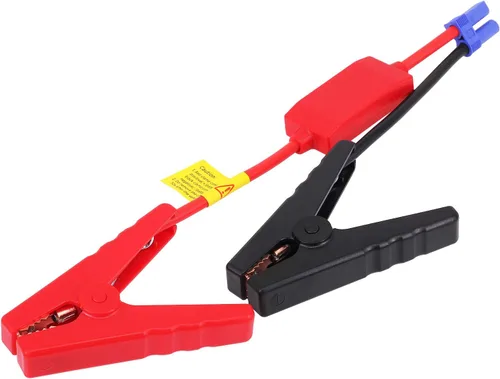 Vista 2 de Cable de puente EC5, cable de arranque de automóvil de repuesto automotriz, pinza de cocodrilo a conector EC5 para 12 V portátil de emergencia