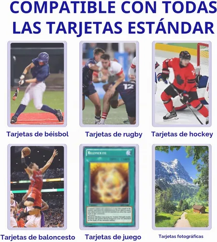 Vista 5 de Paquete de 200 fundas para tarjetas de plástico duro, 3 x 4