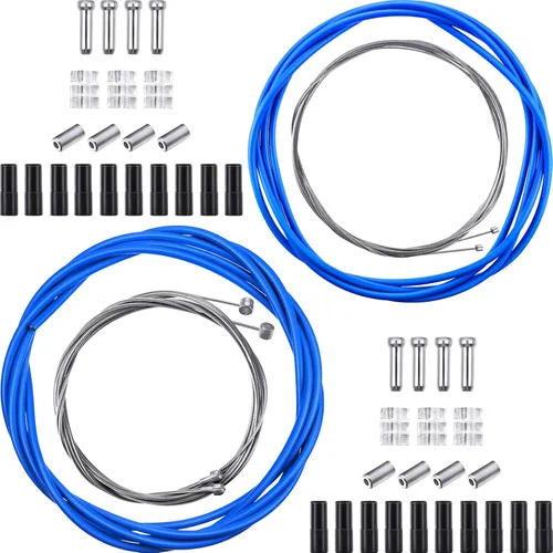 Vista 12 de Línea de transmisión universal de bicicleta Cambio de bicicleta Cable y cable de freno Kit para reparación de bicicletas de montaña