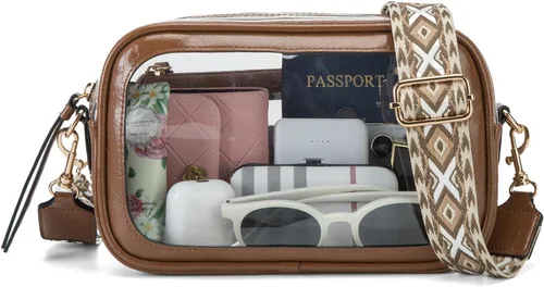Vista 8 de Wuflyover Clear Purse for Women, Clear Bag for Stadium Events.