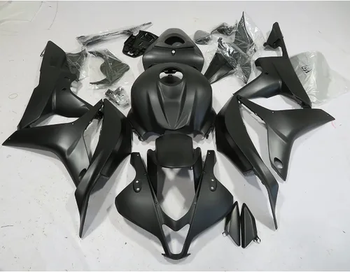 Vista 3 de Shikha Kit de carenado negro mate para Honda CBR 600RR 2007 2008 Cuerpo de inyección ABS + pernos