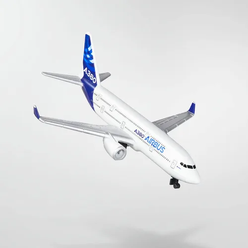 Vista 3 de Modelo de avión Avión Airbus 380 Aviones Modelo de avión para colección y regalos