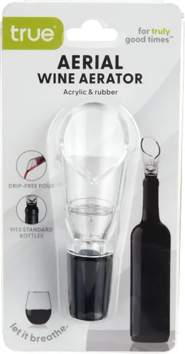 Vista 10 de True Boquilla para aireador de vino aéreo, vertederos de aireación para botellas de vino, transparente