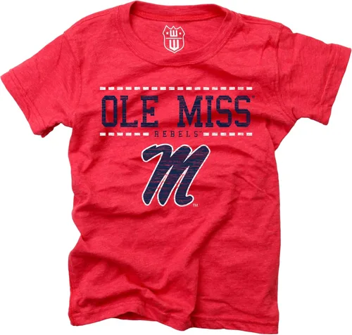 Vista 95 de Wes and Willy NCAA - Camiseta mezclada S/S para niñas