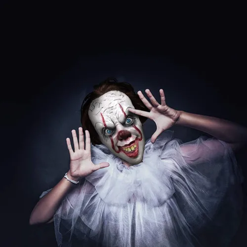 Vista 5 de Waylike Scary - Máscara de payaso para adultos