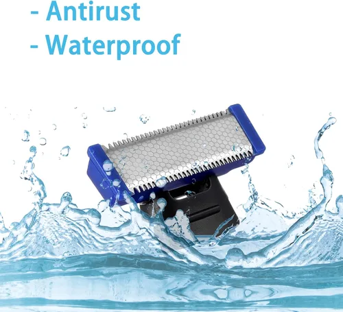 Vista 6 de 2 cabezales de repuesto para afeitadora compatibles con Micro Touches Solo Trimmer cuchillas de repuesto (2 piezas + 2 cepillos)