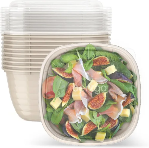 Vista 11 de Bentgo Prep - Tazones con 1 compartimento con tapas de ajuste personalizado, reutilizables, para microondas, duraderos, sin PFAS y BPA, aptos