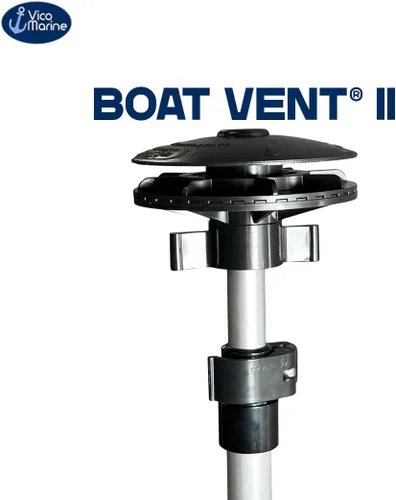 Vista 6 de Ventilación de Barco II - Negro - 4.5" An x 4.5" Pr x 2.5" Al - Instalación Rápida y Fácil