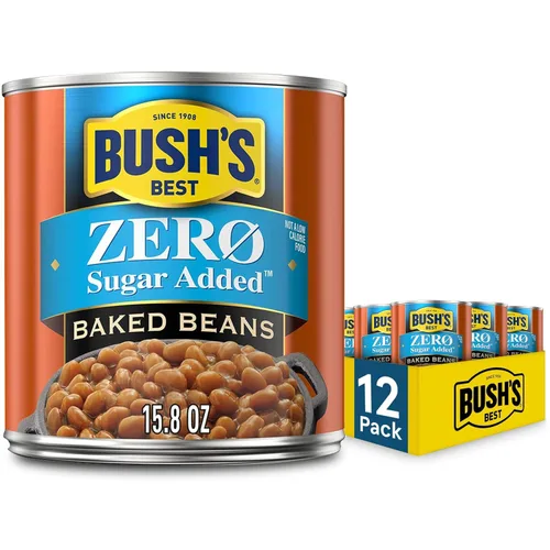Vista 13 de BUSH'S BEST Frijoles horneados curados de arce en lata (paquete de 12) Fuente de proteína y fibra, bajos en grasa, sin gluten, 16 onzas