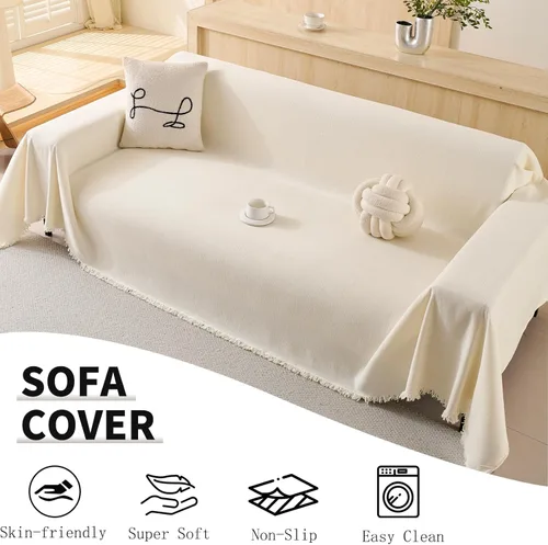 Vista 4 de Funda de sofá 100% impermeable para mascotas, lavable, para sofá de 3-4 cojines, funda para perros, protector de muebles apto para mascotas