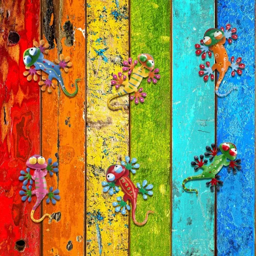 Vista 5 de YEAHOME Paquete de 6 piezas de arte inspirador de metal para pared, decoración de pared mexicana para exteriores con cabeza agitadora, esculturas