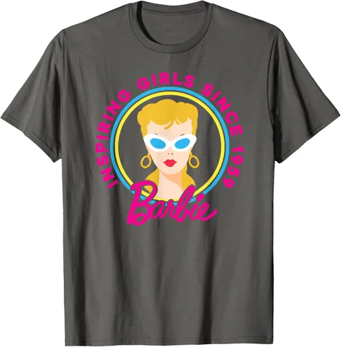Vista 64 de Barbie - Camiseta inspiradora del 60 aniversario para niñas desde los 59 Negro