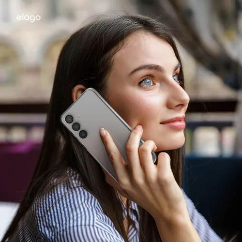 Vista 8 de elago Funda híbrida diseñada para Samsung Galaxy S25 de 6.2 pulgadas, funda protectora con tecnología PC/TPU, recortes precisos de cámara, diseño