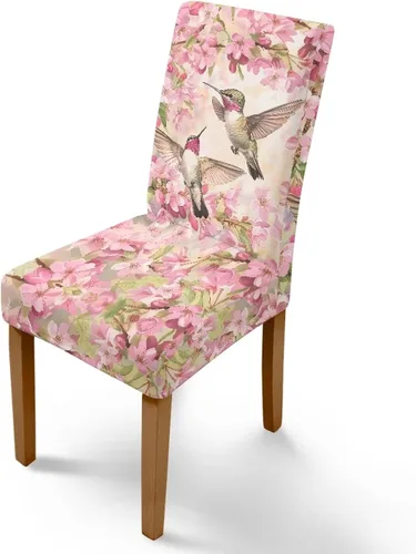 Vista 16 de Rnyleeg Juego de 1 funda para sillas de comedor con diseño de mariposa y rosa azul, elegante, suave, lavable, para cocina, hotel, ceremonia