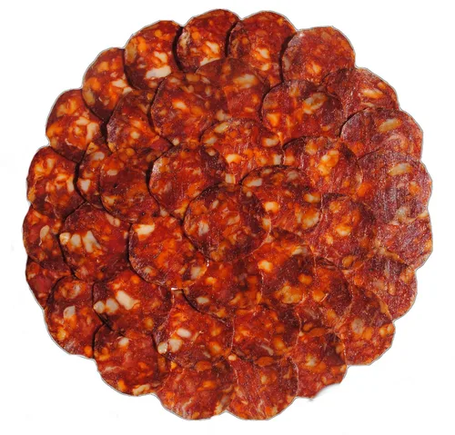 Vista 3 de Chorizo Ibérico de Fermín (paquete de 3 x 2 onzas) + Queso Manchego 8 Oz