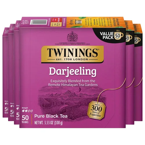 Vista 50 de Twinings Bolsas de té negro Blackcurrant Breeze envueltas individualmente, 20 unidades (paquete de 1), dulce, sabor picante, con cafeína, disfruta