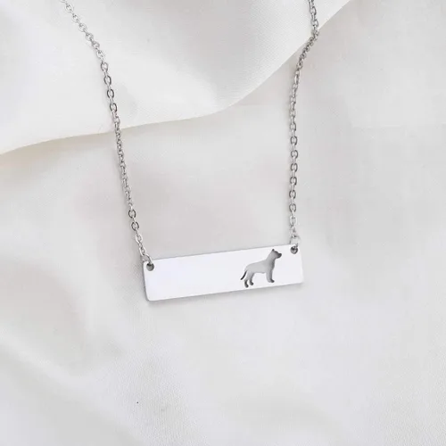Vista 4 de ENSIANTH Collar de regalo para amantes de los perros, regalo para dueños de perros, collar de mamá y perro