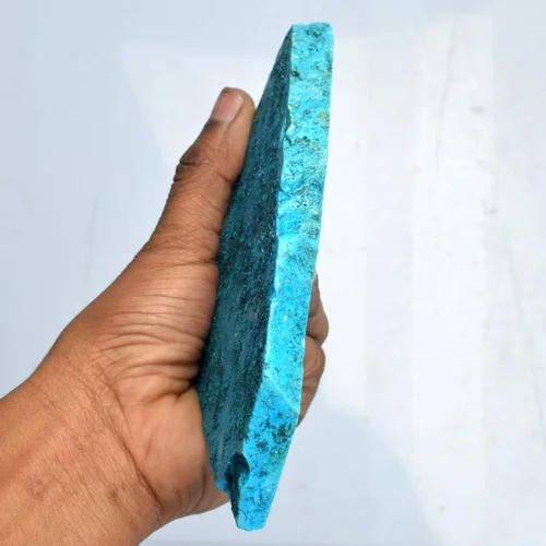 Vista 3 de GEMHUB Losa turquesa azul crudo natural 1527.00 Ct sin cortar cristal curativo en bruto sin calentar piedra turquesa azul, Gema, Arizona - azul