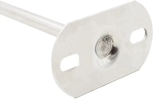 Vista 3 de Paquete de 2 soportes de montaje en techo, soporte de tubo de acero inoxidable para armario, soporte de tubería de techo, cortina de ducha, armario
