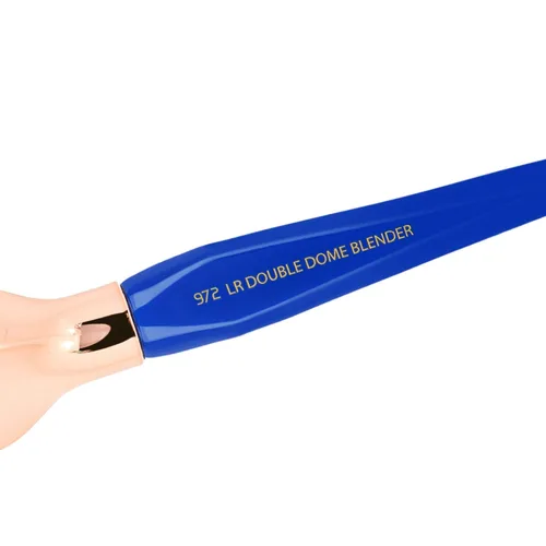 Vista 8 de Bdellium Tools Brocha de maquillaje profesional – Golden Triangle 972 Batidora de doble cúpula redonda – con todas las fibras sintéticas veganas