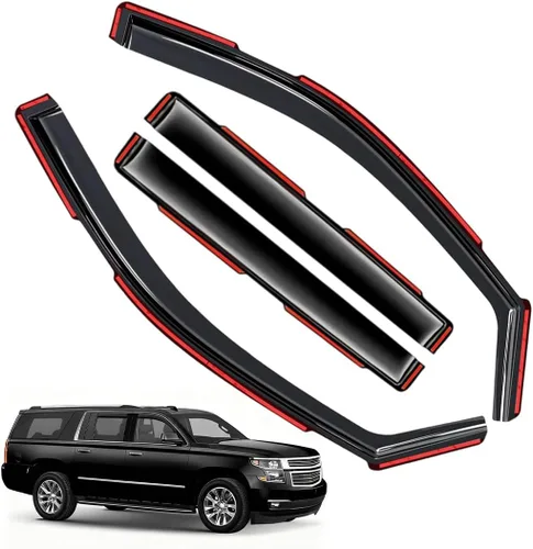 Vista 39 de Viseras de ventana en canal, protectores de lluvia compatibles con Mazda CX-5 2017-2025 (2017-2025) - Deflectores de ventilación de policarbonato