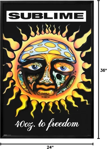 Vista 6 de AllPosters Póster de pared Sublime - 40 oz. A la libertad en marco negro, 24x36
