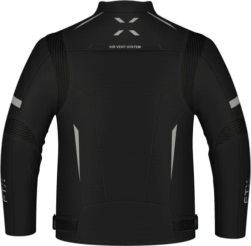 Vista 5 de FTX Chaqueta de motocicleta para hombre, armadura de equipo de protección de cuerpo completo, chaqueta de motocicleta de tela textil Cordura