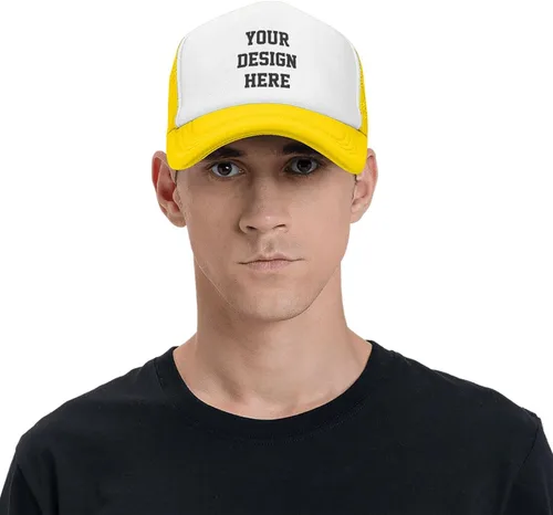 Vista 8 de Custom Hat Your Design Here Custom Hat Design Your Own Classic Mens Womens Trucker Hat