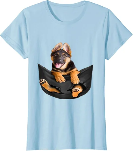 Vista 22 de Dog Lovers Gifts - Camiseta divertida con cara de perro con bolsillo, Negro, S