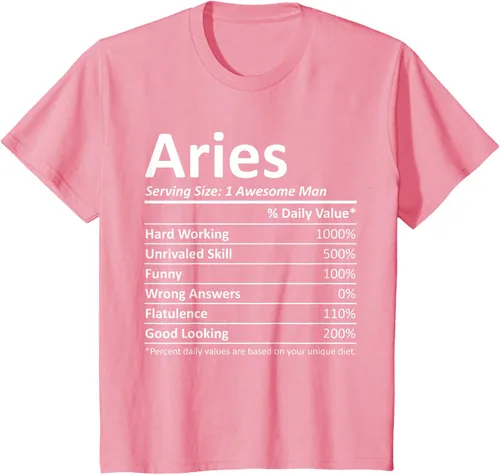 Vista 37 de ARIES Nutrition - Camiseta divertida de regalo con nombre personalizado para cumpleaños, Negro, S