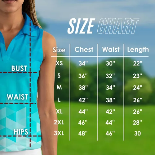Vista 10 de YATTA GOLF Polo de golf sin mangas para mujer, absorbe la humedad, cuello en V, para golf, entrenamiento, golf