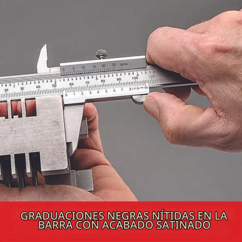 Vista 6 de Starrett Vernier Calibre, rango de 0-6", graduación .001
