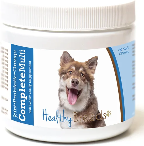 Vista 388 de Healthy Breeds Affenpinscher todo en uno multivitamínico suave masticable 60