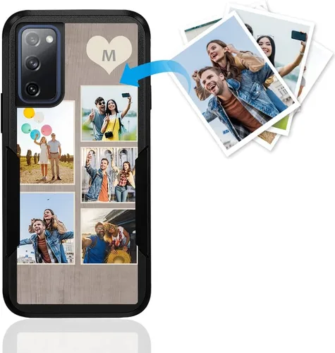 Vista 122 de Funda de teléfono personalizada para Galaxy S20 FE 5G, funda para teléfono multifoto, funda protectora resistente de doble capa a prueba de golpes