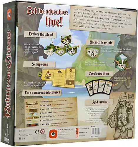 Vista 3 de Juego de mesa de Robinson Crusoe, segunda edición