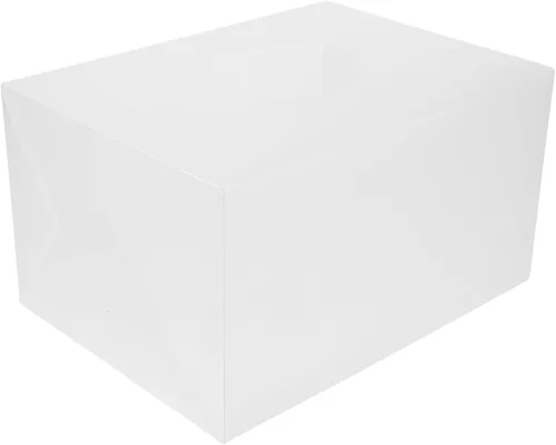 Vista 5 de Caja de plástico para rifa, caja de boletos, caja de sugerencias vacía, caja de donación, caja organizadora de escritorio para concurso de votación