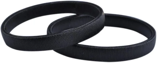 Vista 2 de EXCEART Soporte de manga elástica antideslizante para hombre ligas elásticas de metal blanco Blanco